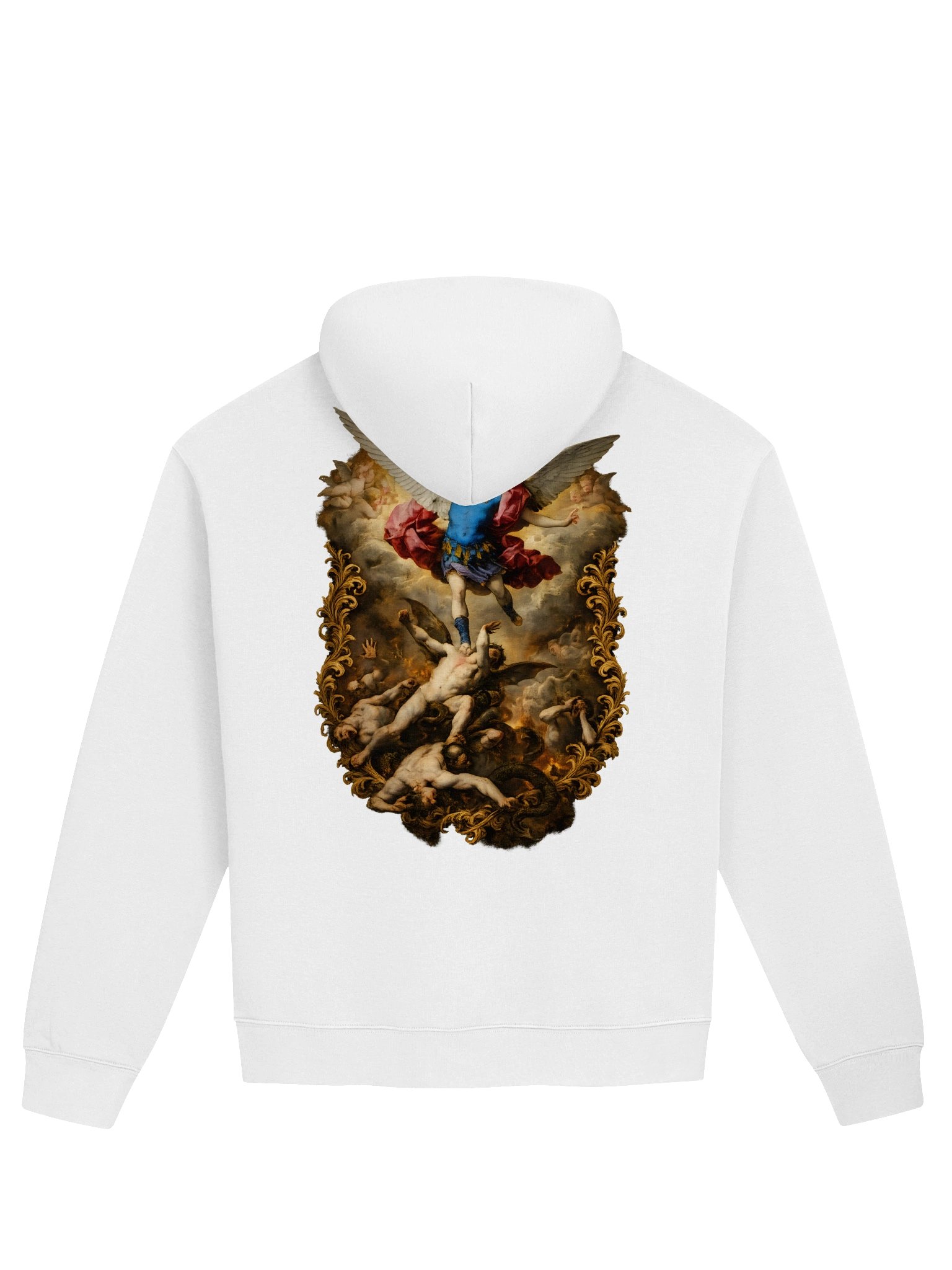 Baroque Guardian Angel Print - Angel Artwork Hoodie product image (1)
