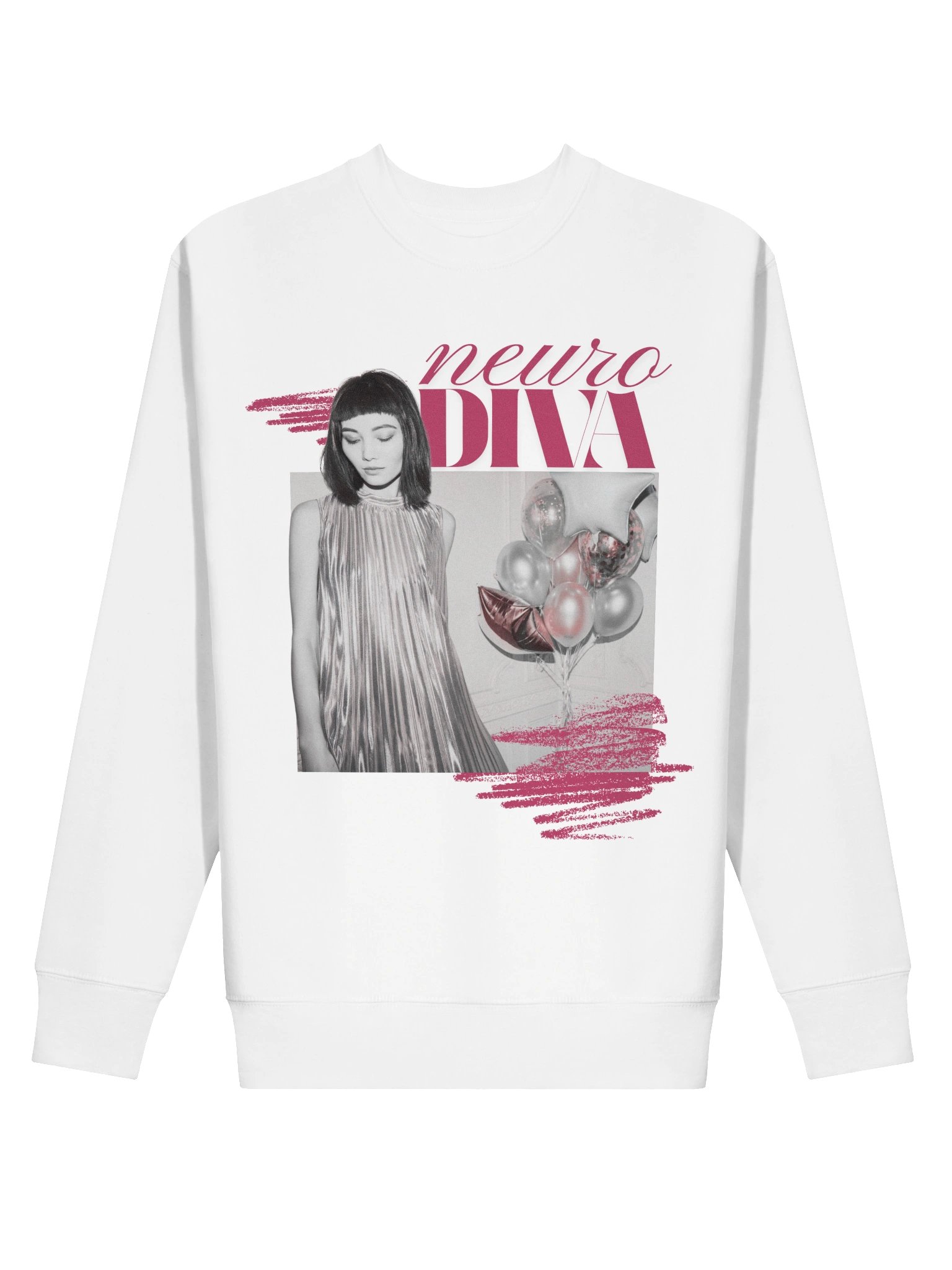 Neuro Diva Crewneck White product image (1)