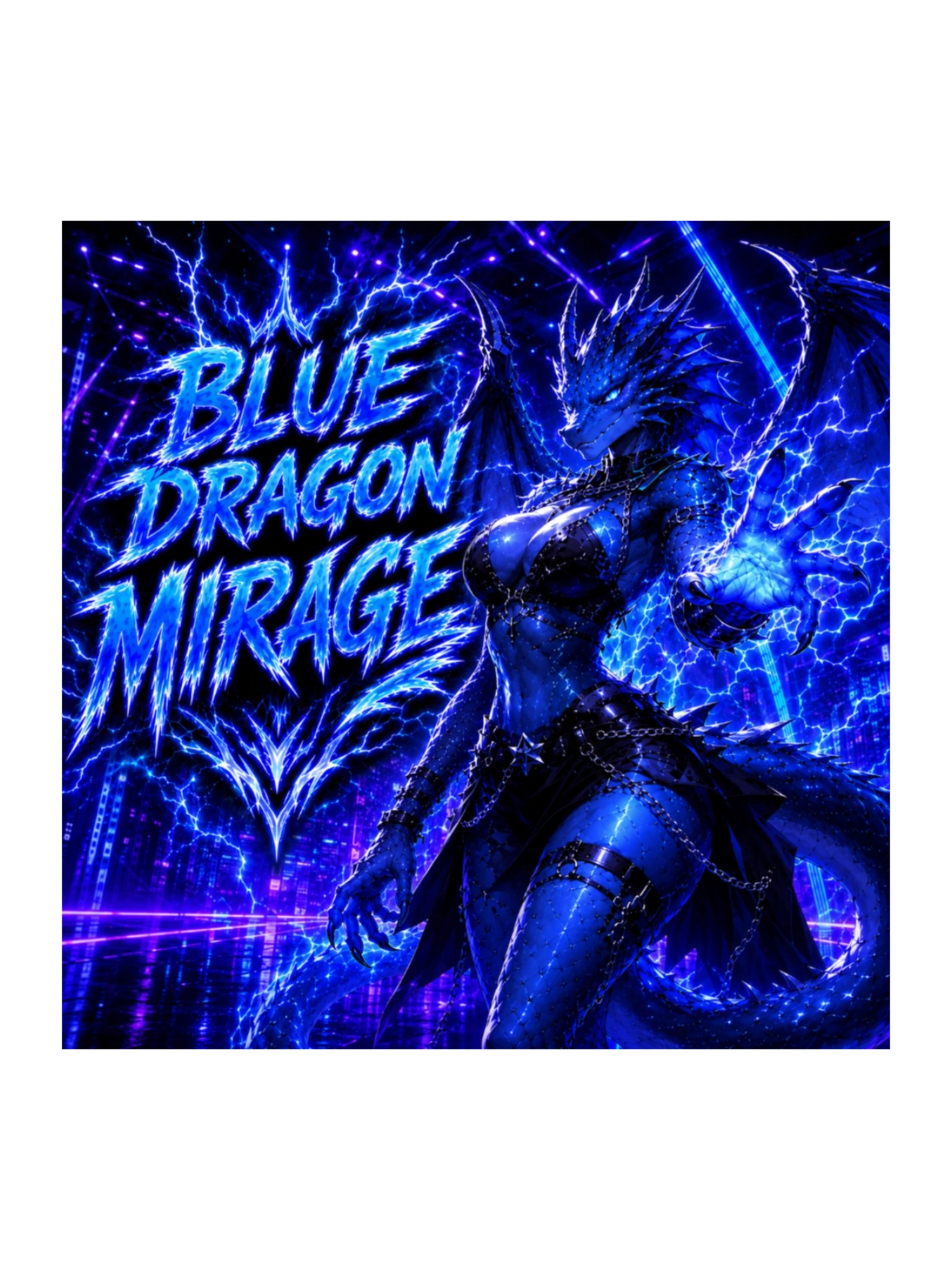 Blue Dragon Mirage Sticker product image (2)