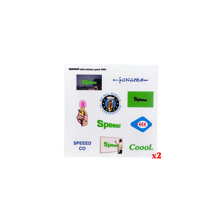 Speeed Mini Sticker Sticker Packs product image (1)