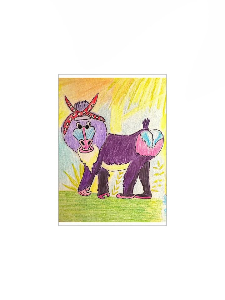 "Just monkeying around, nothing serious" Print product image (1)