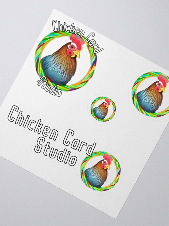 Chicken Card Stickers product image (2)
