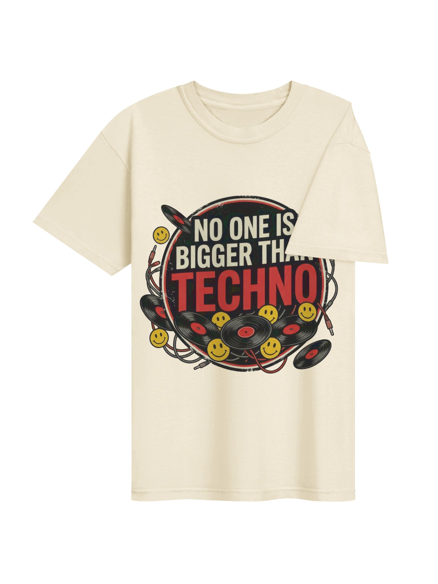 No One Is Bigger Than Techno Tee product image (4)