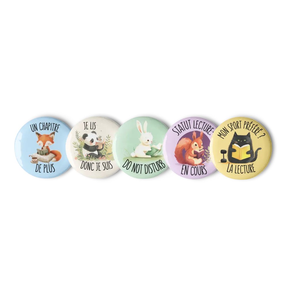 Badges Reading Animals product image (5)