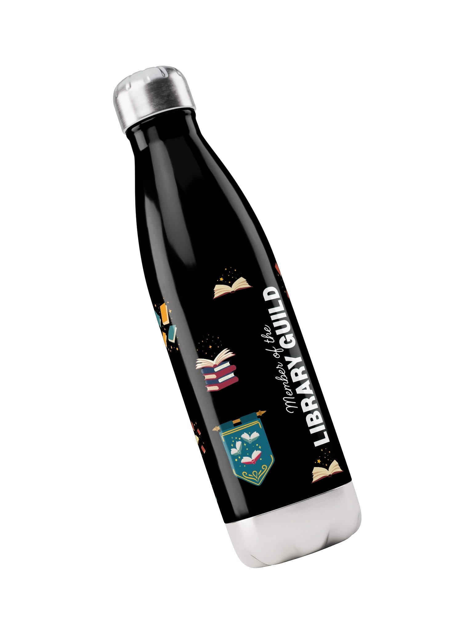 Library Guild Stainless Steel Water Bottle - Dark product image (3)