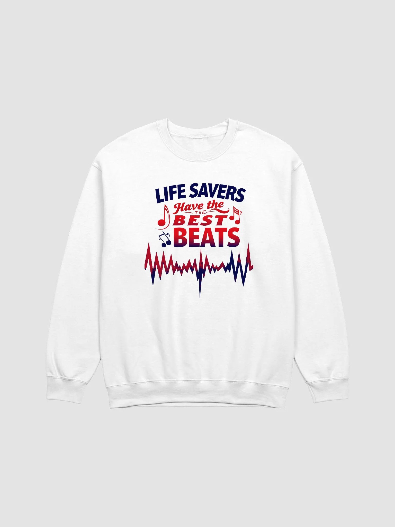 Heartbeat Melody Crewneck Sweatshirt product image (1)
