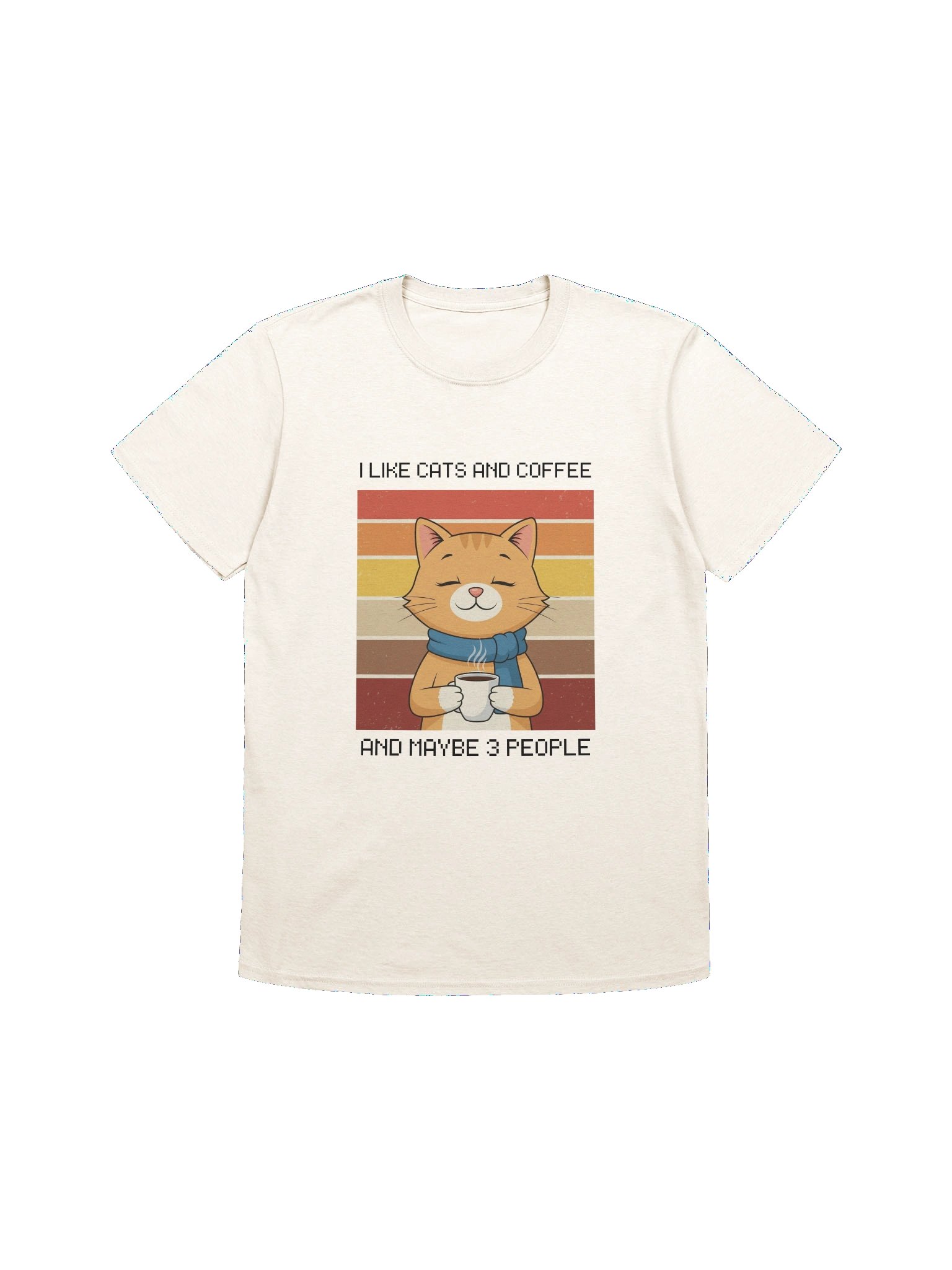 Cozy Cat Coffee T-Shirt product image (4)