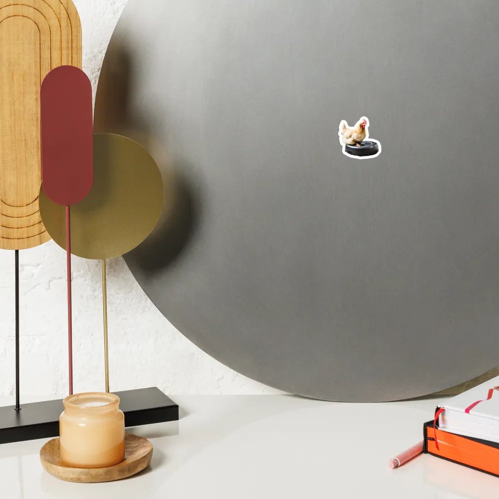 Roomba Chicken Magnet product image (9)