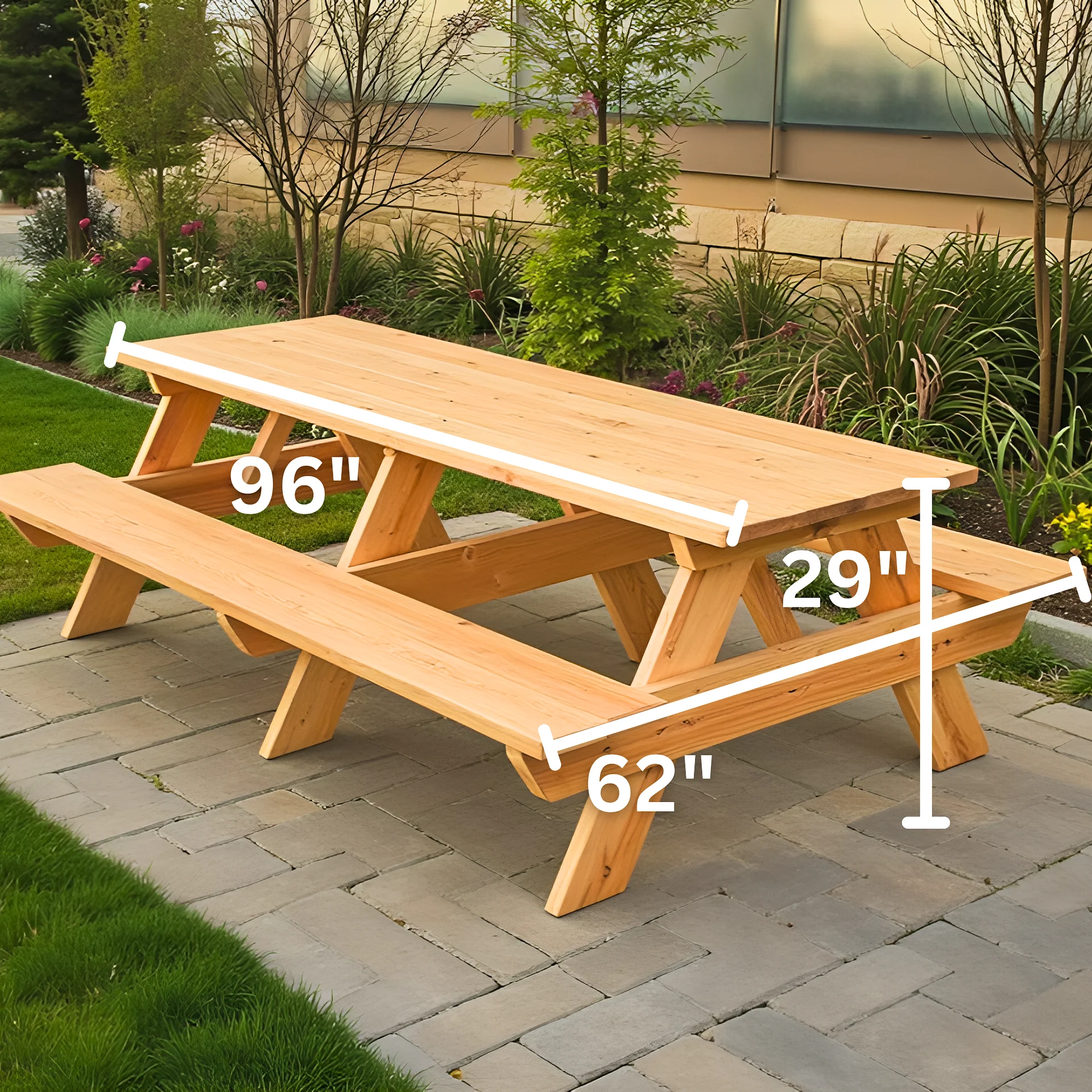 8ft Picnic Table Plans (PDF) product image (2)