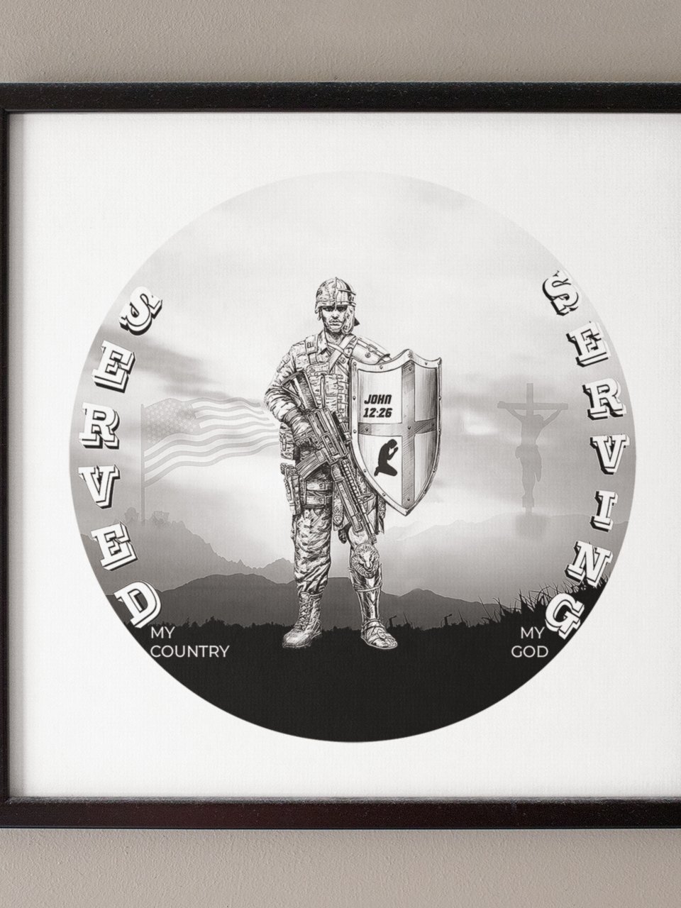 16x 16 Wall art Served/Serving product image (2)