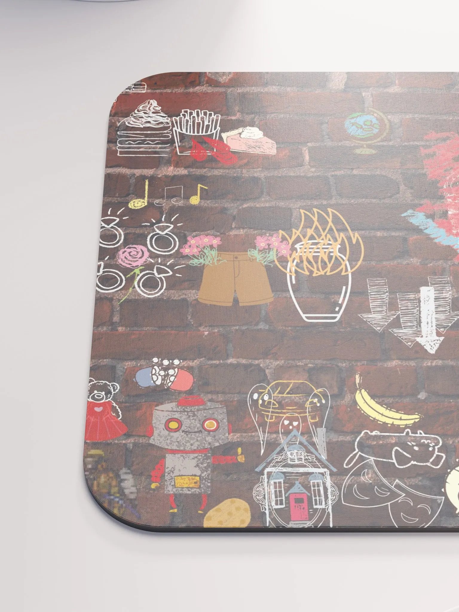 Posy Doodle Mouse Pad product image (5)