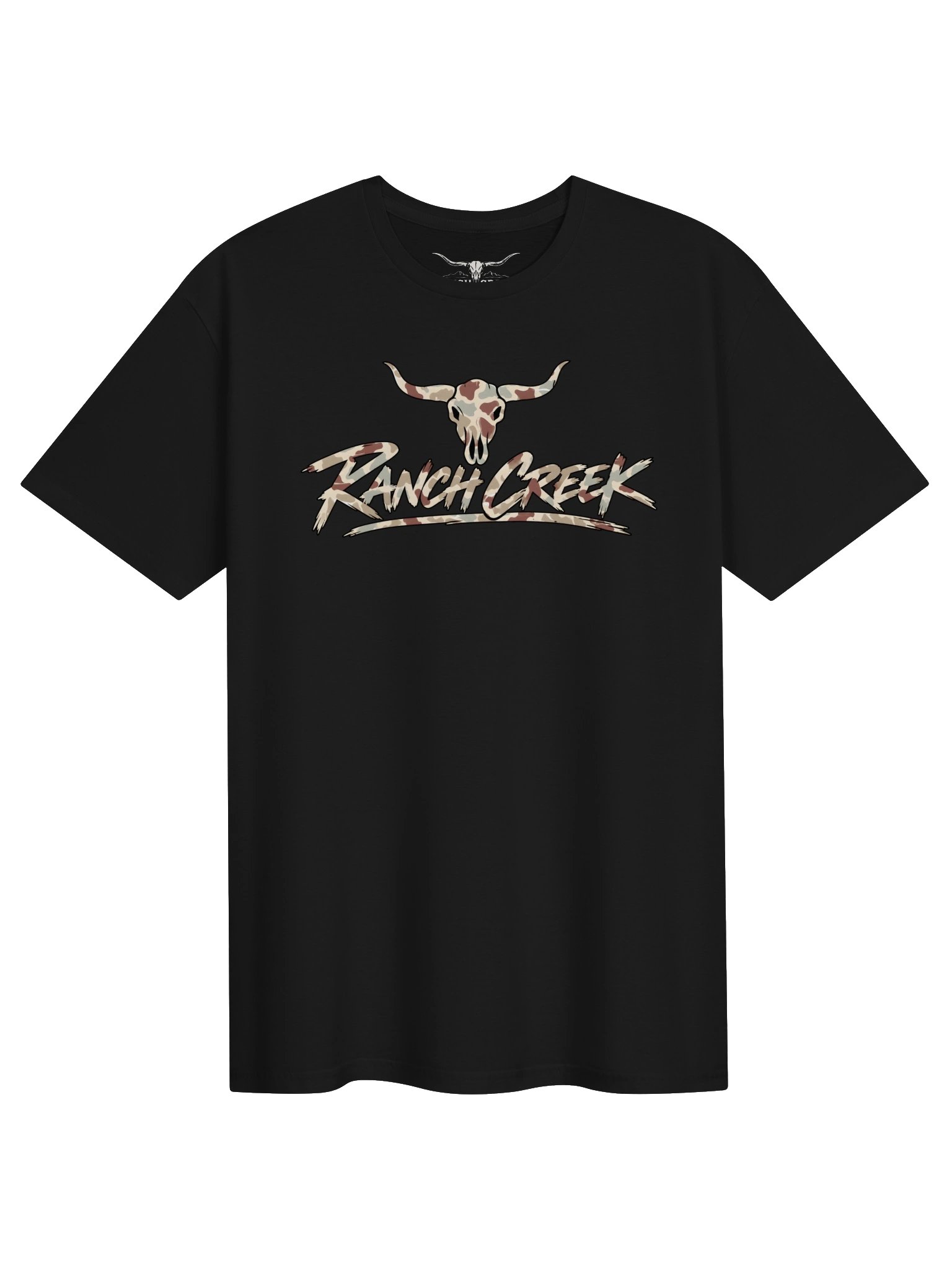 Ranch Creek Camo Steer Skull T-Shirt product image (1)