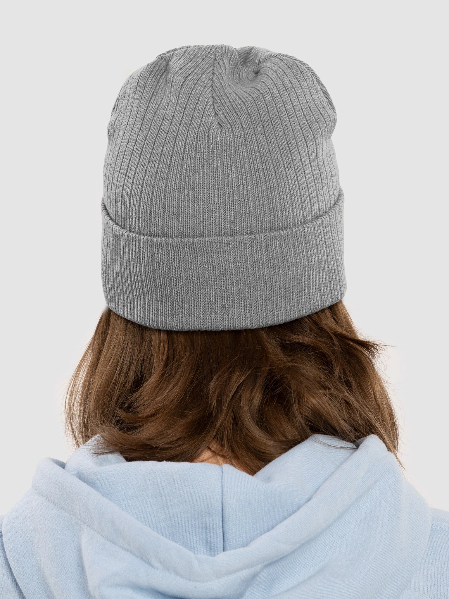 Ballfield Mom Pink Bow Ribbed Beanie | Game Day Hat product image (9)