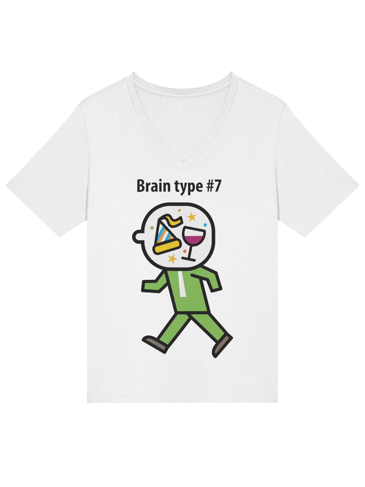 Women's t-shirt for brain type #7 product image (3)