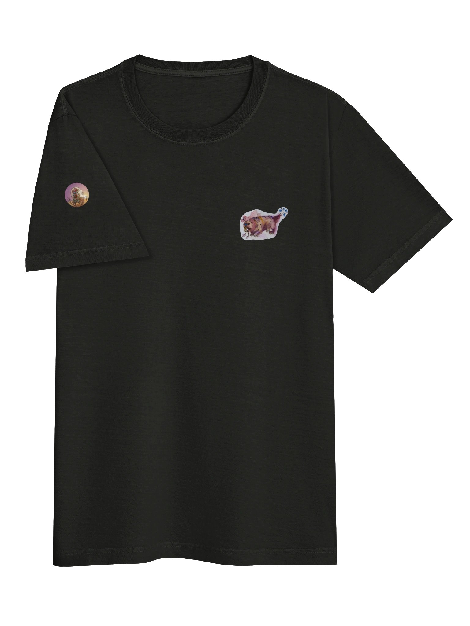 Pretty Mole Rat Graphic Oversized Tee product image (3)