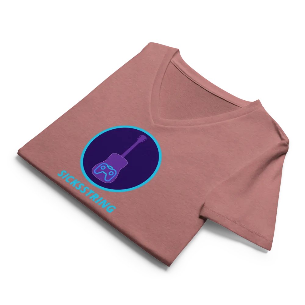 Pink V neck product image (8)