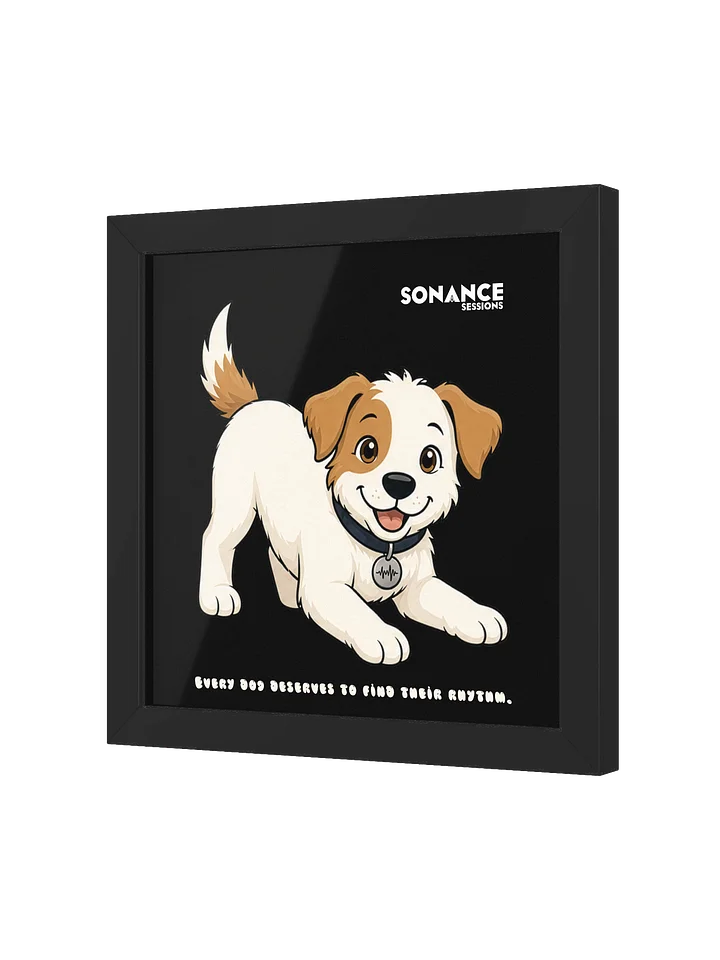 Sonance Dog Framed Matte Poster (Play) product image (16)