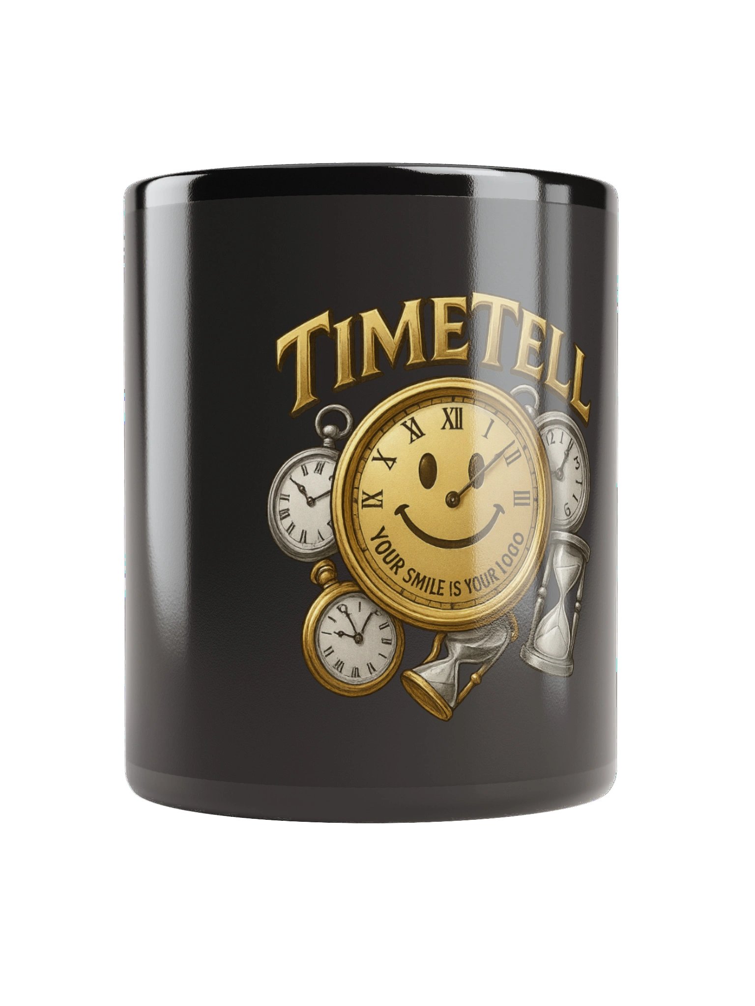 TimeTell Black Mug product image (10)