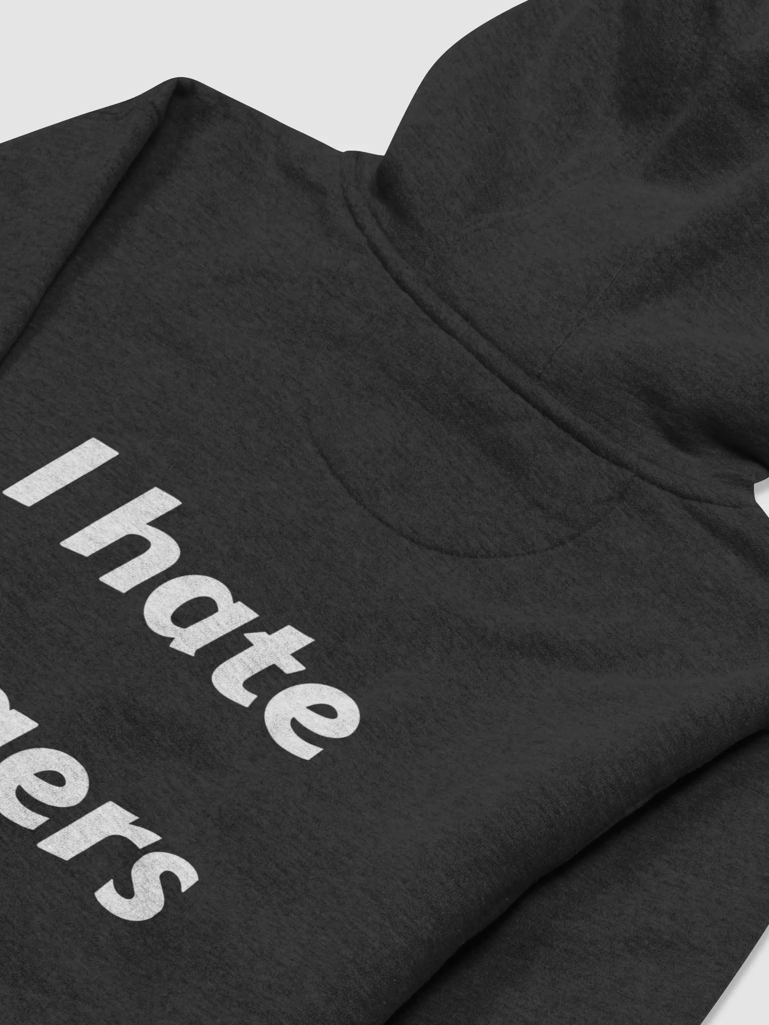 I Hate Cagers Hoodie Black product image (4)