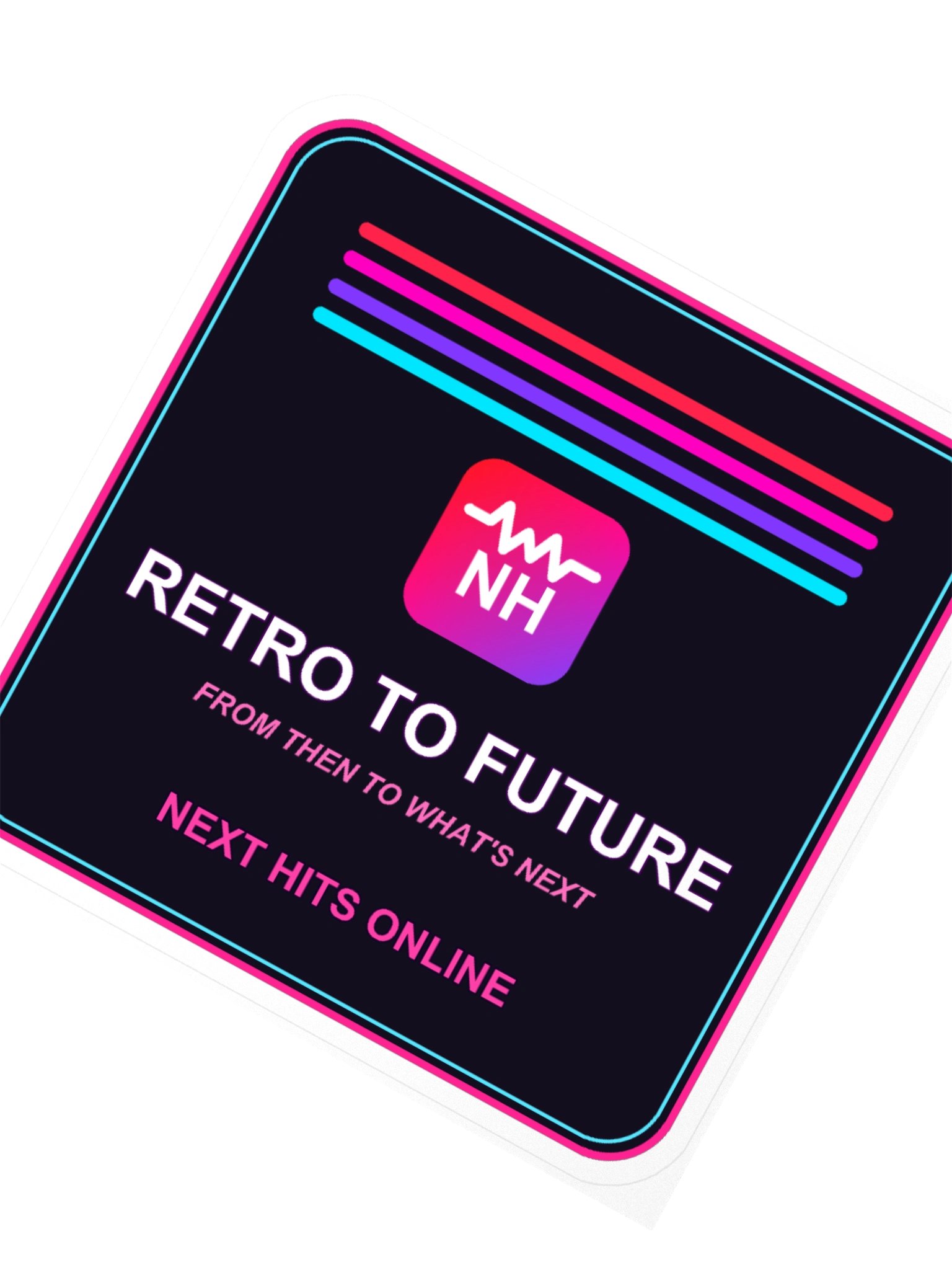Next Hits Retro To Future Sticker product image (5)