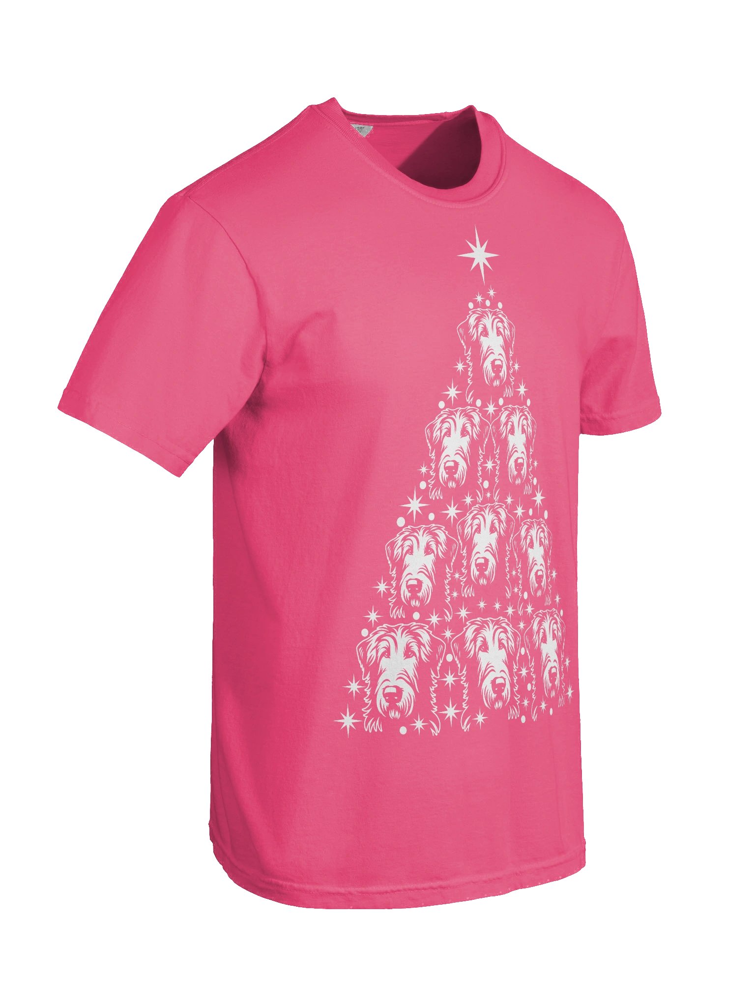 Irish Wolfhound Christmas Tree T-Shirt product image (10)