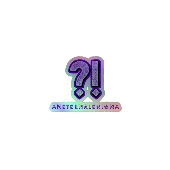 AnEternalEnigma Logo Holographic Sticker 2024 product image (1)