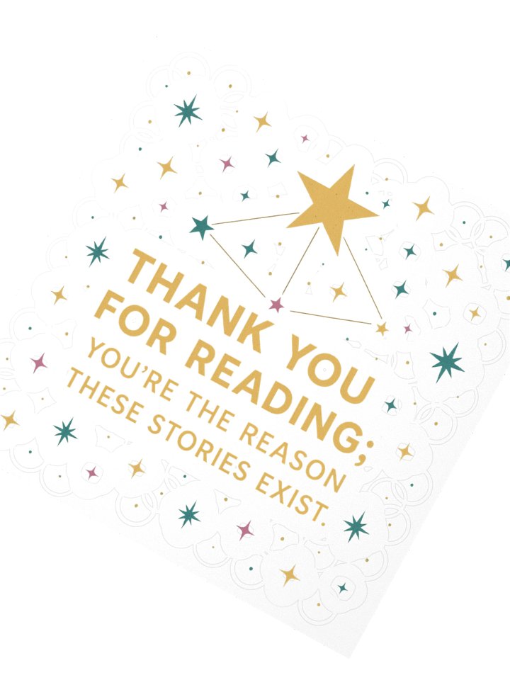Thank you for Reading 2 Sticker product image (5)