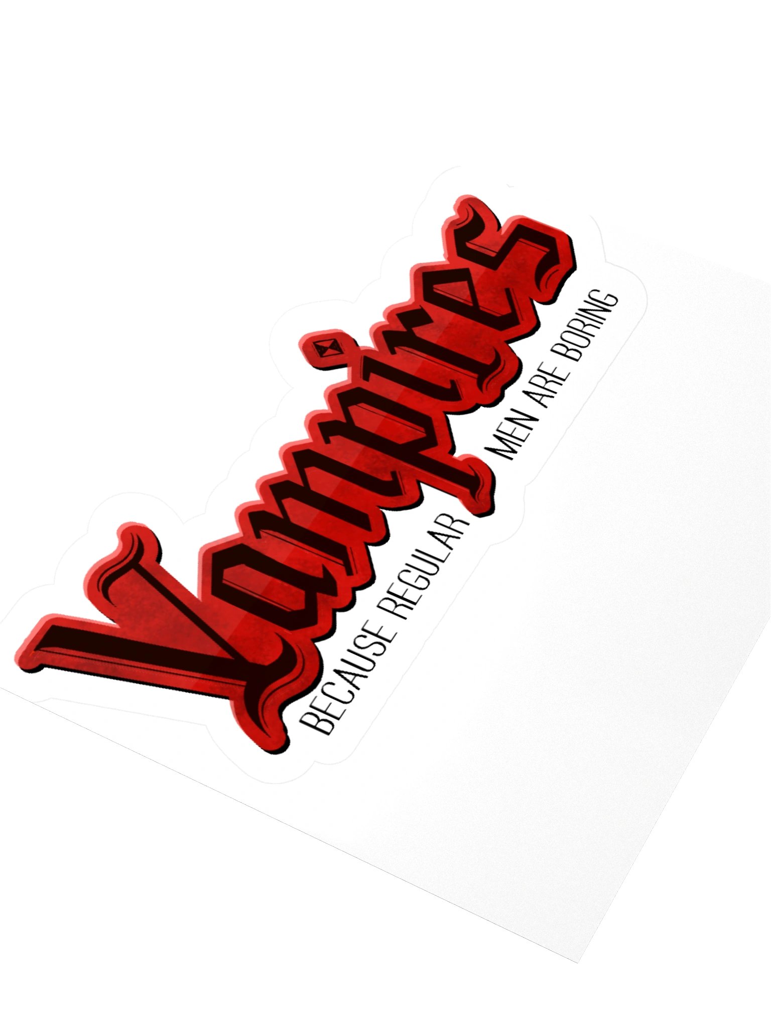 Vampire Lover "Men" Sticker product image (7)