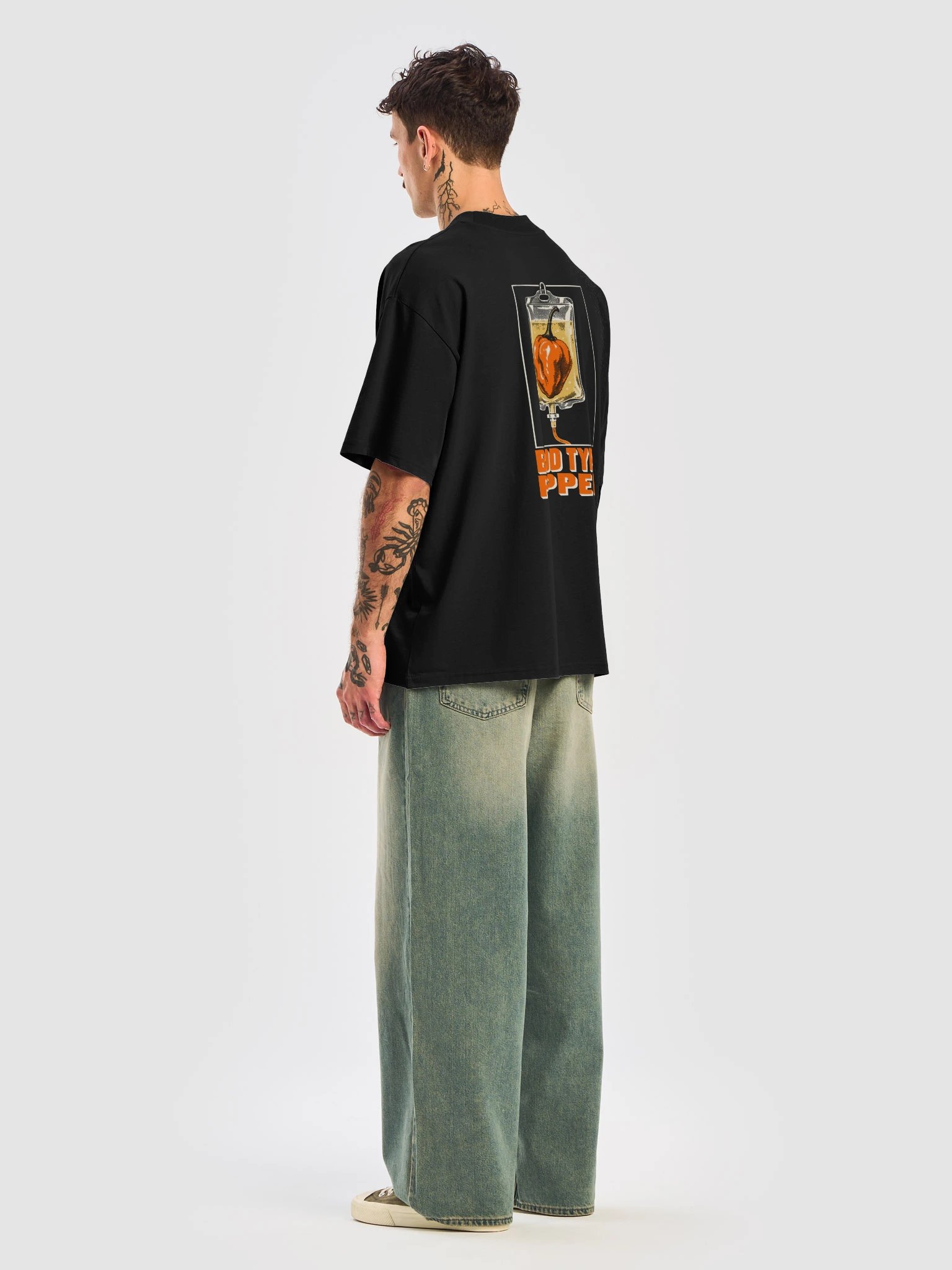Blood Type: Pepper (Oversized tee) product image (8)