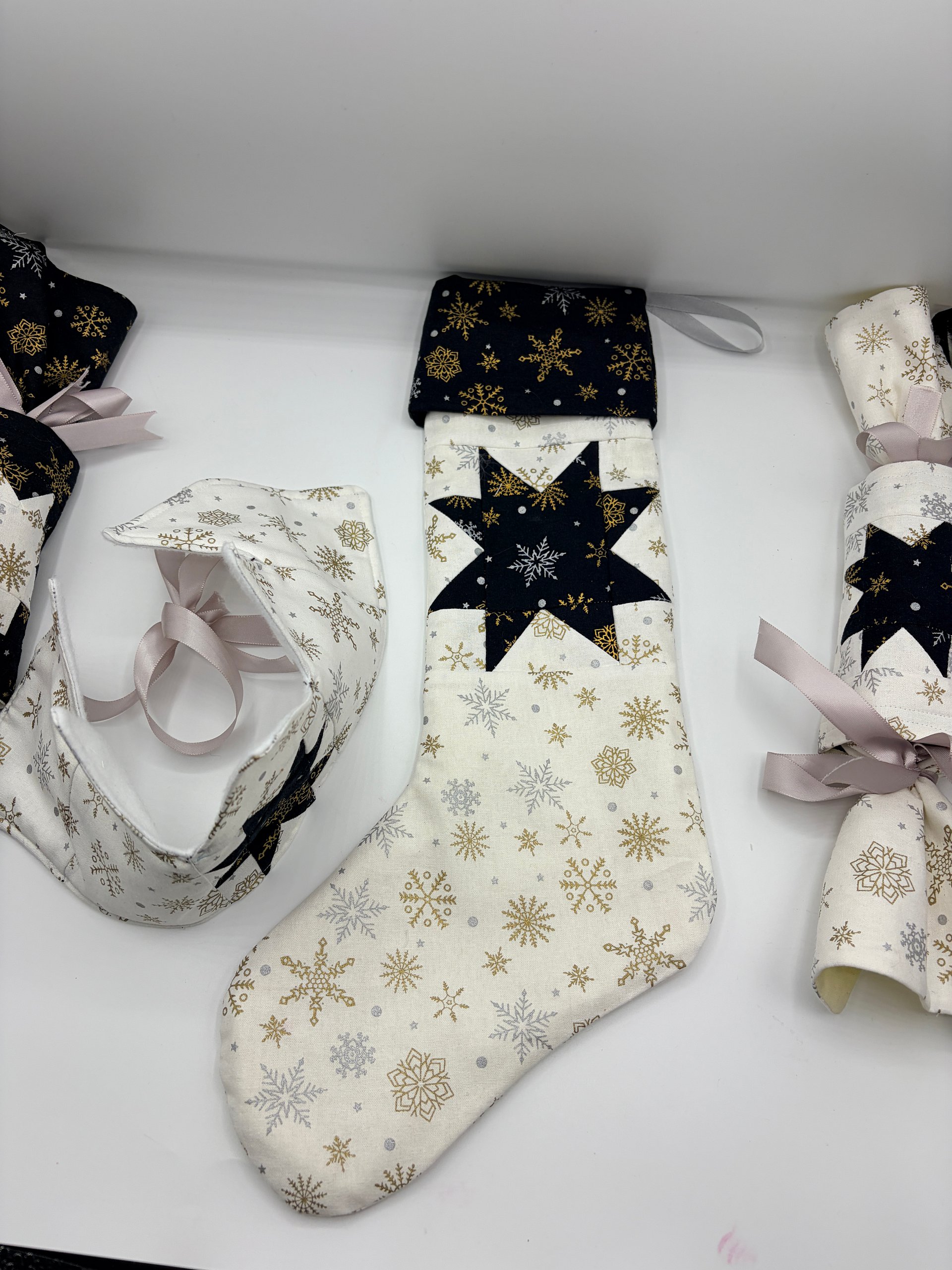 Sawtooth Star Christmas Sewing Pattern Bundle. Cracker, Crown, Stocking, Jokes. PDF Patterns & Tutorials product image (4)