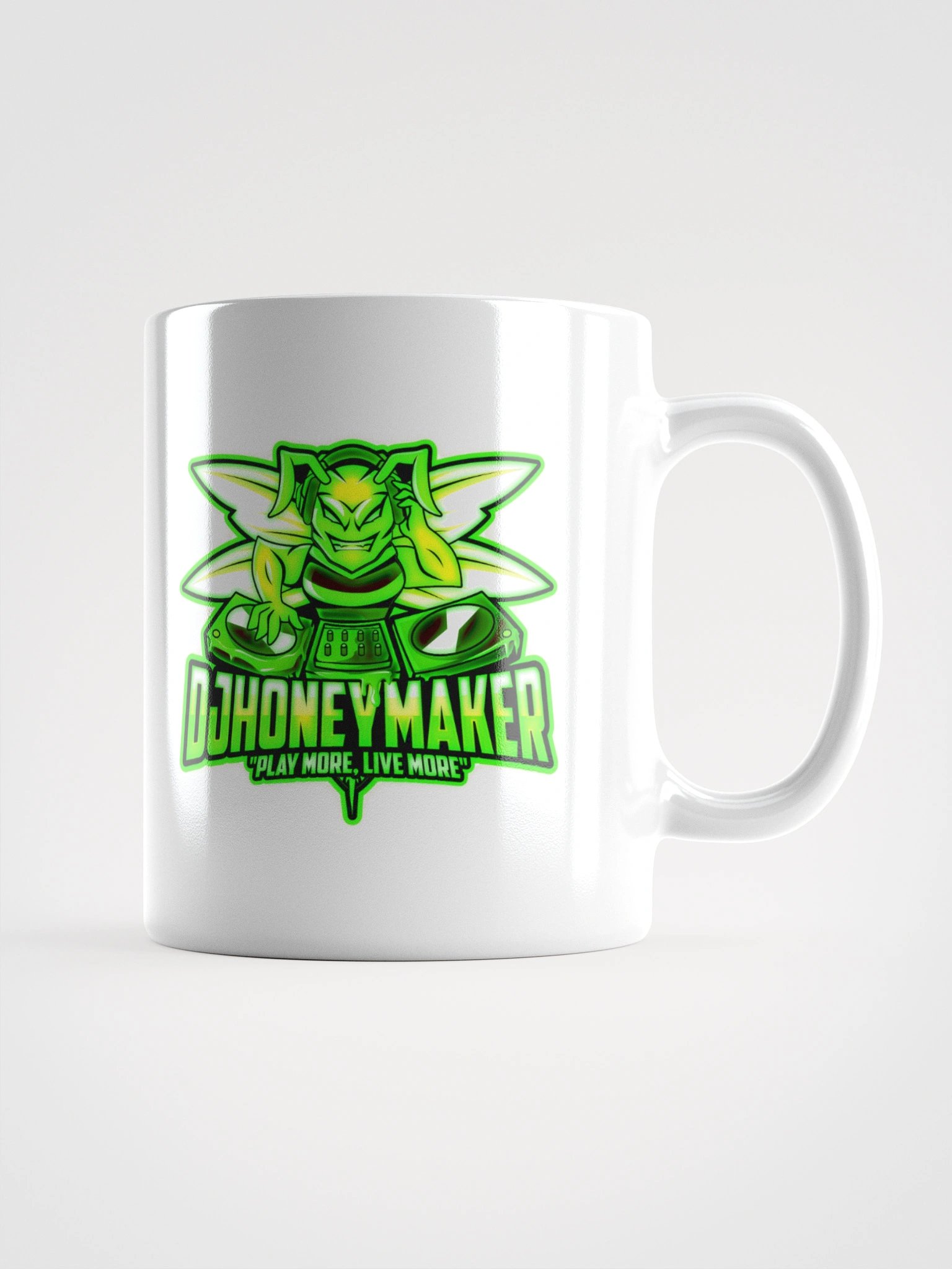 Neon Logo White Glossy Mug product image (1)