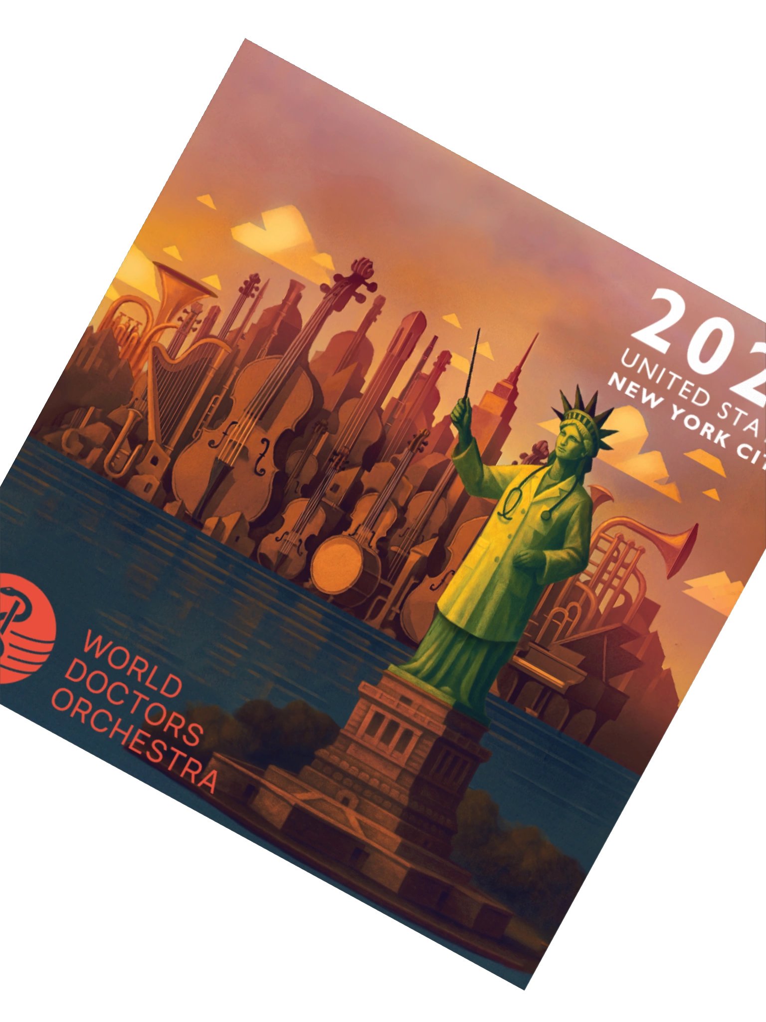 WDO NYC Square Sticker product image (2)