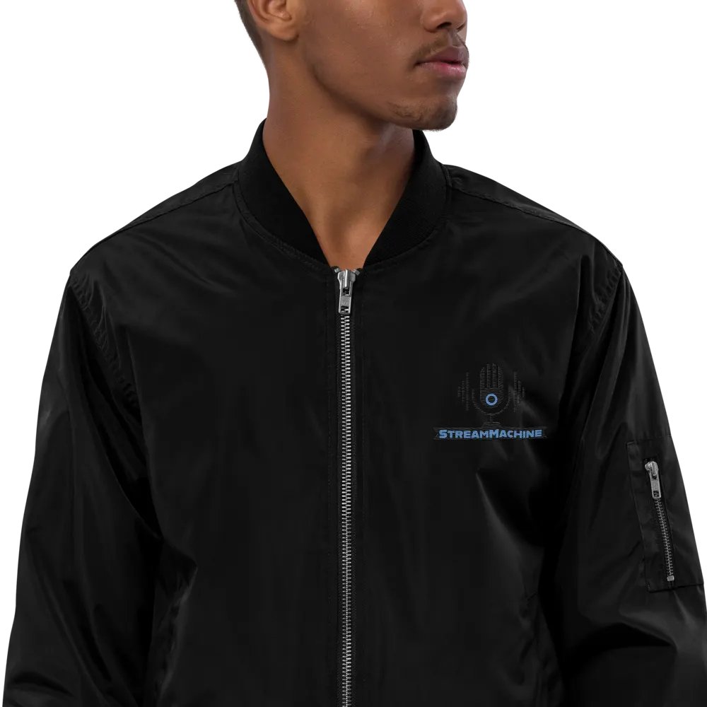 StreamMachine Premium Bomber Jacket product image (9)