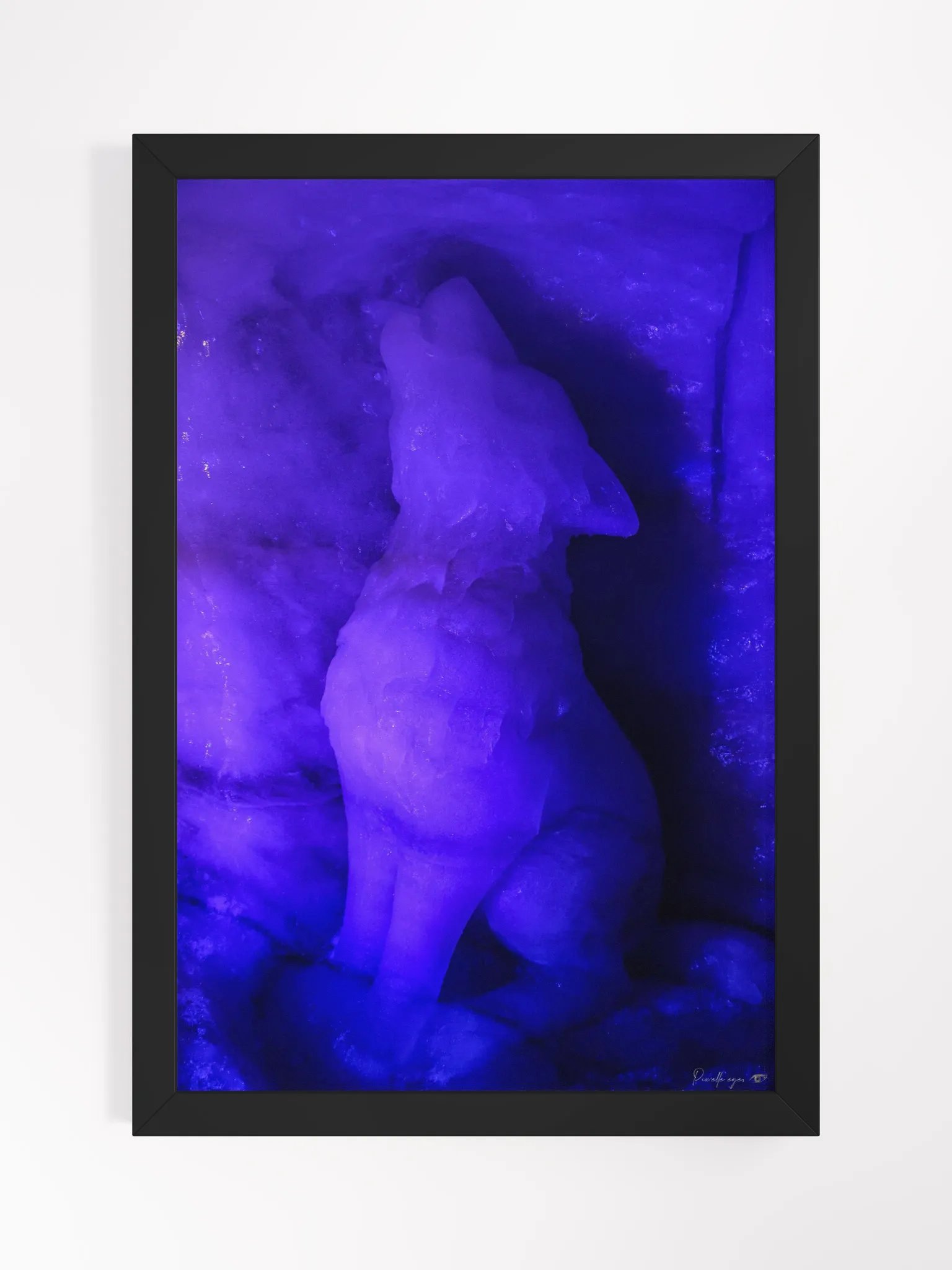 Print Fine Art - Ice Guardian - grotte de glace - La Meije product image (1)