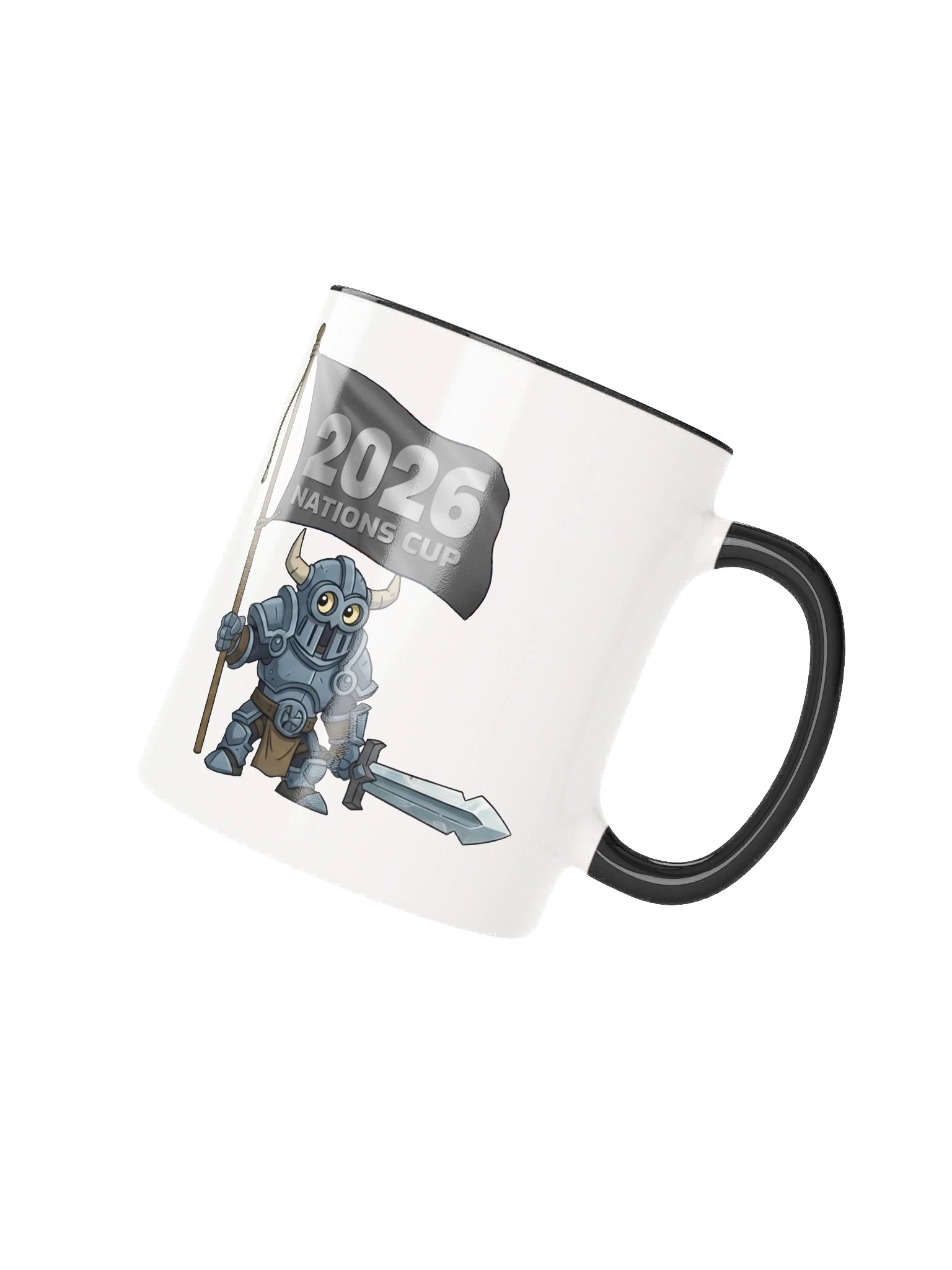 Nations Cup 2026 Black Mug product image (2)