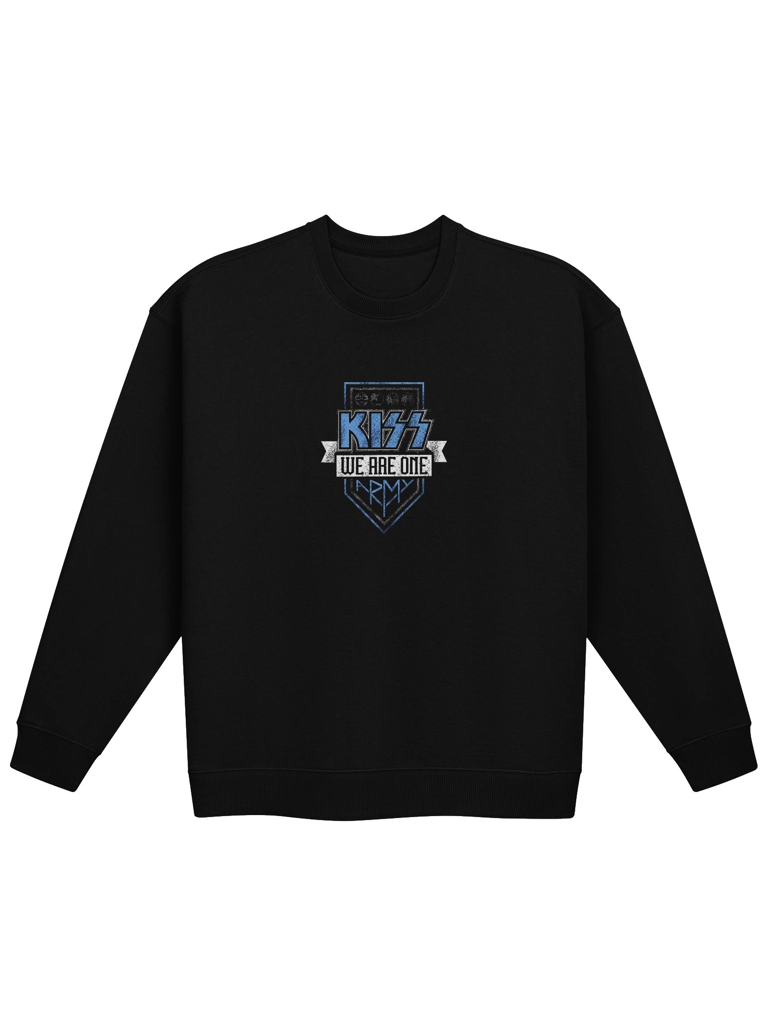 KISS "We Are One Army" Graphic Sweatshirt – Premium Organic Oversized Pullover product image (1)
