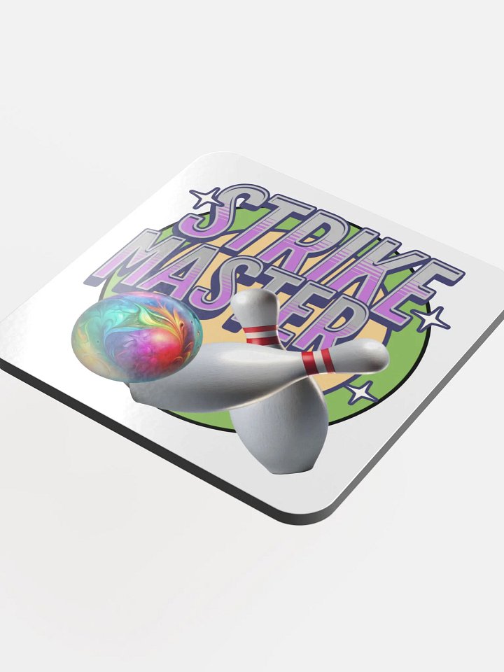 Strike Master Bowling Cork Coaster product image (1)