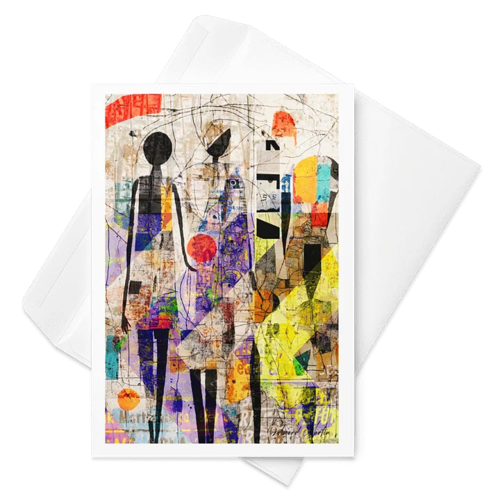 Window Shopping by Edward Martin Greeting Card product image (1)