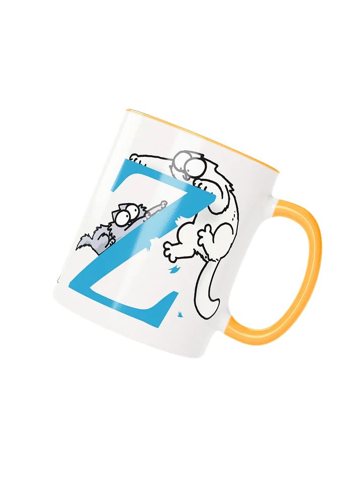 Cat Monogram Mug - Z product image (1)