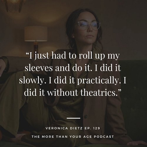 From Teen Mom to CEO at 41: Veronica Dietz's Story of Survival and Success 
Episode 129- The @morethanyourage Podcast 

#More...