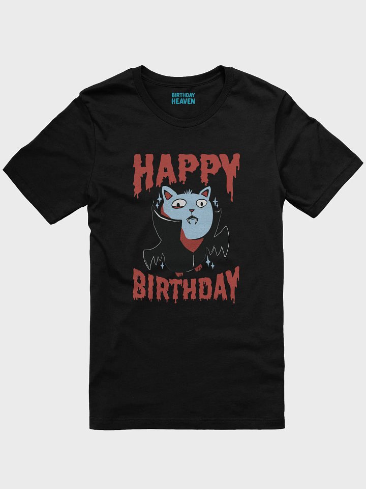 Happy Birthday (Vampire Cat) T-Shirt product image (1)