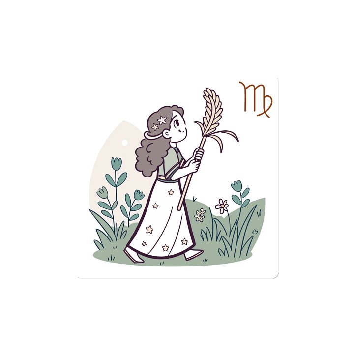 virgo Stroll Die-Cut Magnets product image (2)