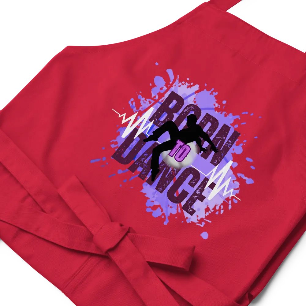 Dynamic Born to Dance Splash His Silhouette Apron product image (32)