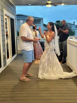Enjoyed DJing Caroline’s Wedding on Tybee Island, the beach house after party made a unique venue!! #dj #wedding #sweetcaroline #tybeeislandgeorgia 
