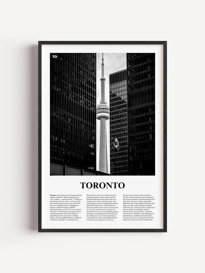 Toronto 04 Newspaper Poster product image (1)