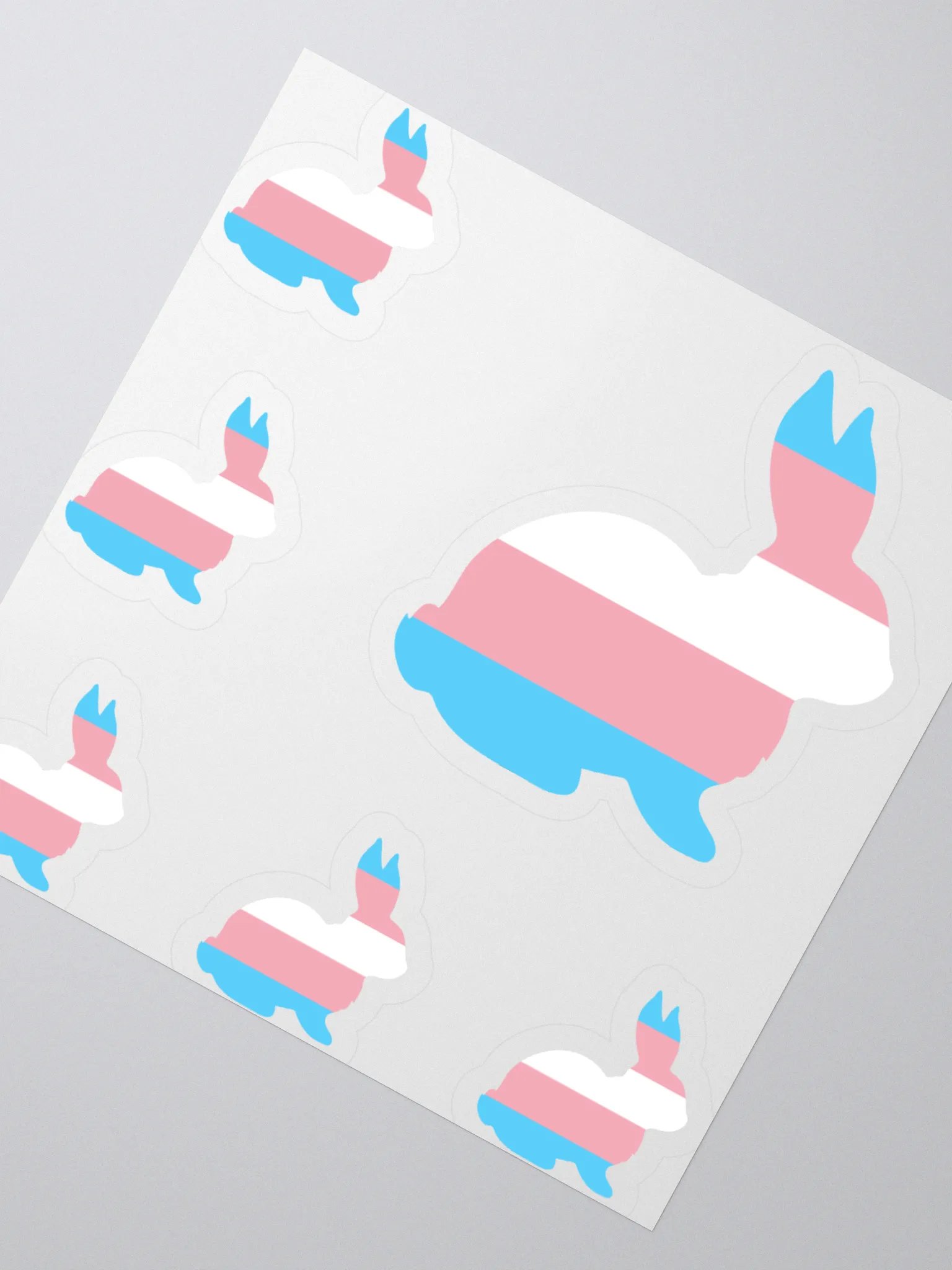 Trans Pride Bnuy Mini Sticker Set! product image (4)