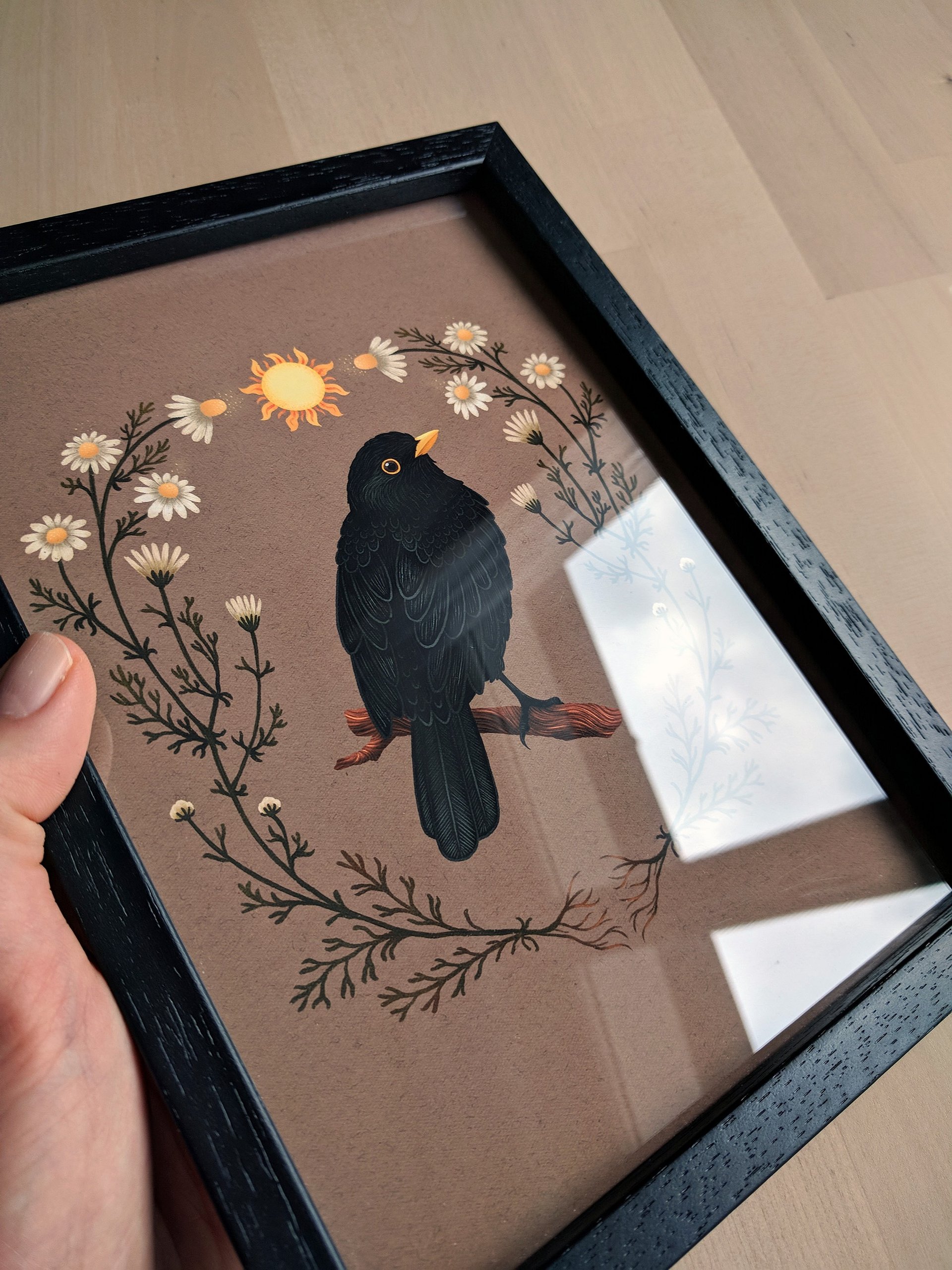 Blackbird Art Print, Pagan Décor product image (3)