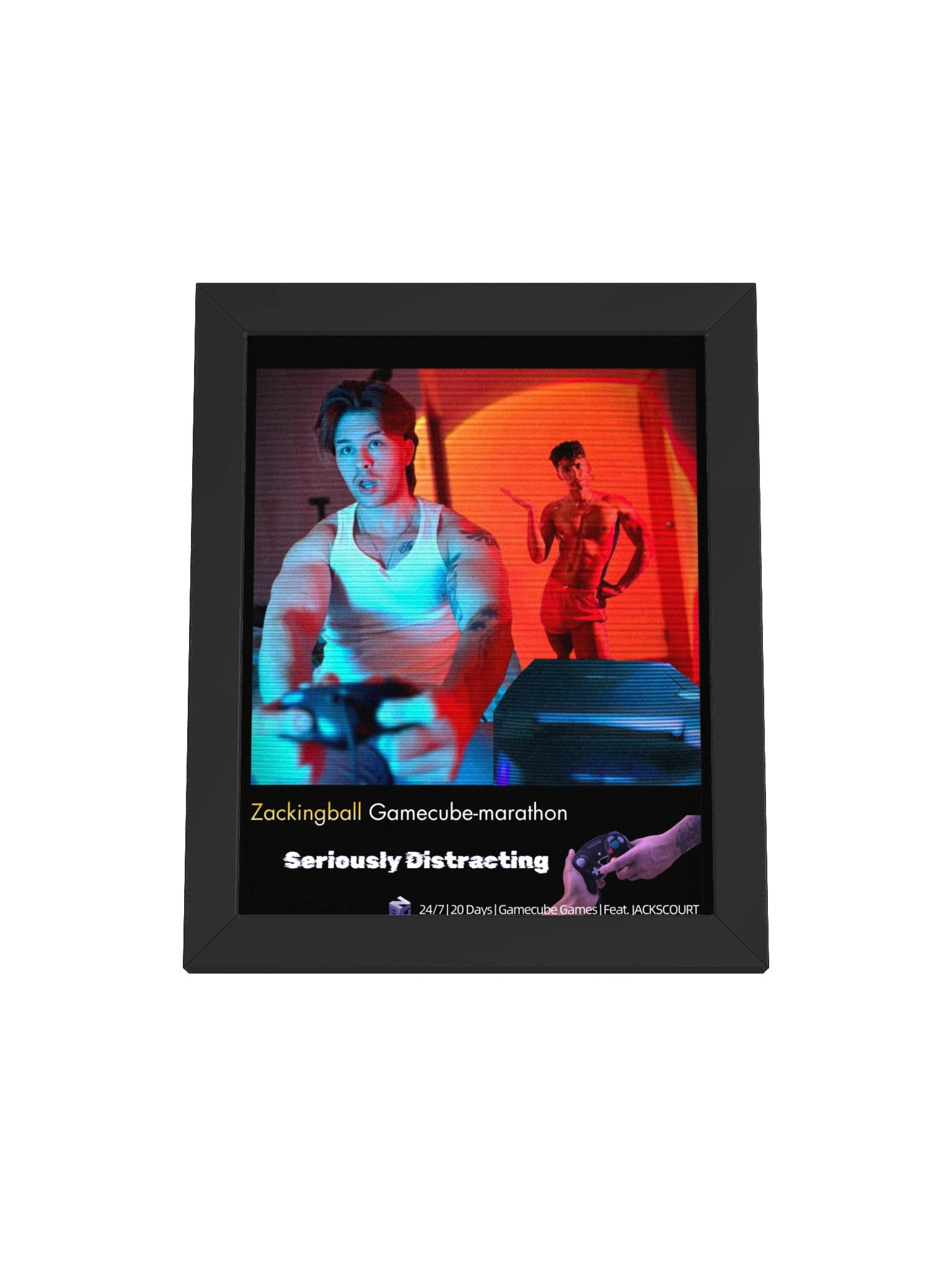 Seriously Distracting - Zackingball and Jackscourt Gamecube Poster product image (1)