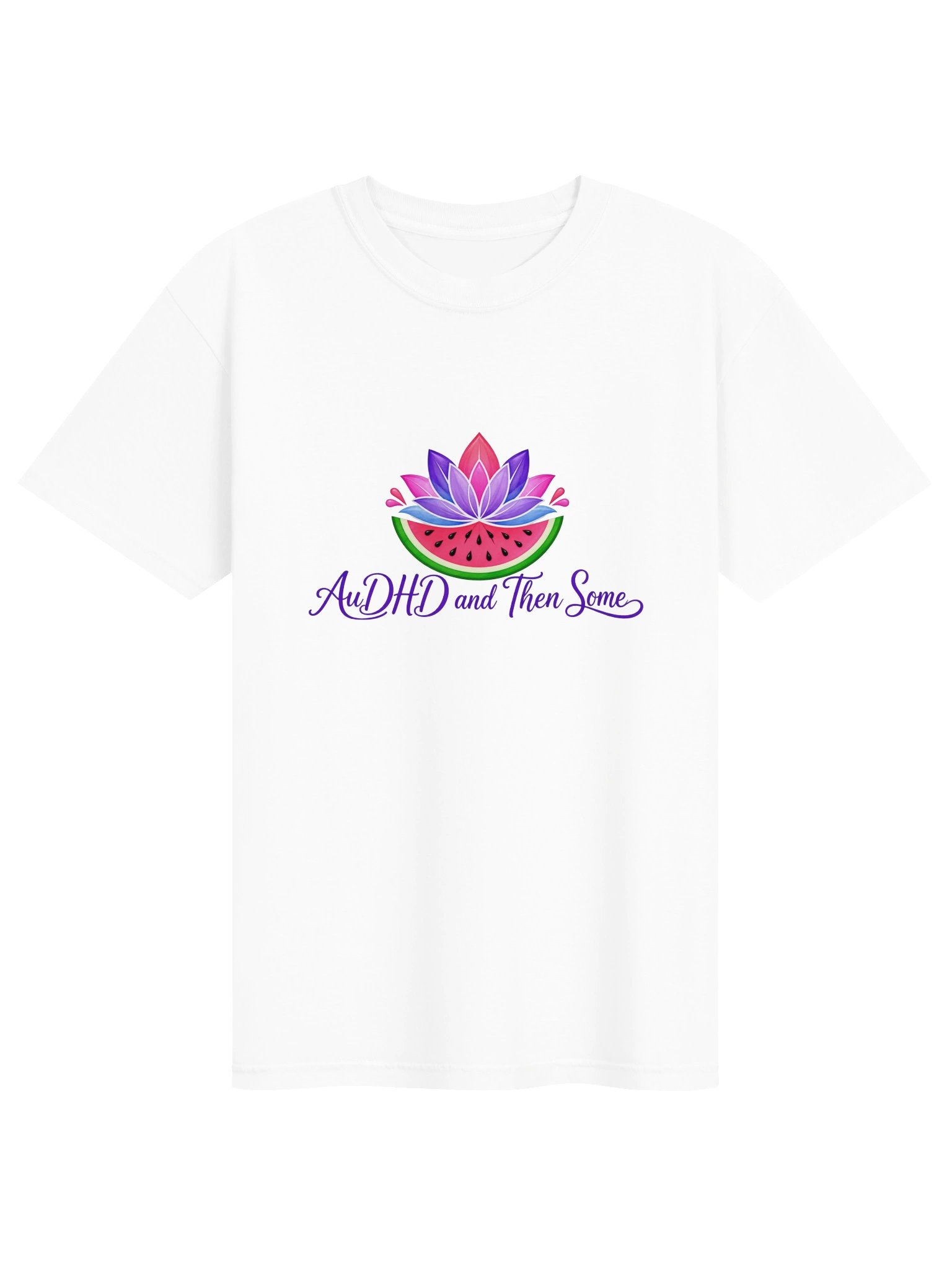 AuDHD and then some White Tshirt product image (1)