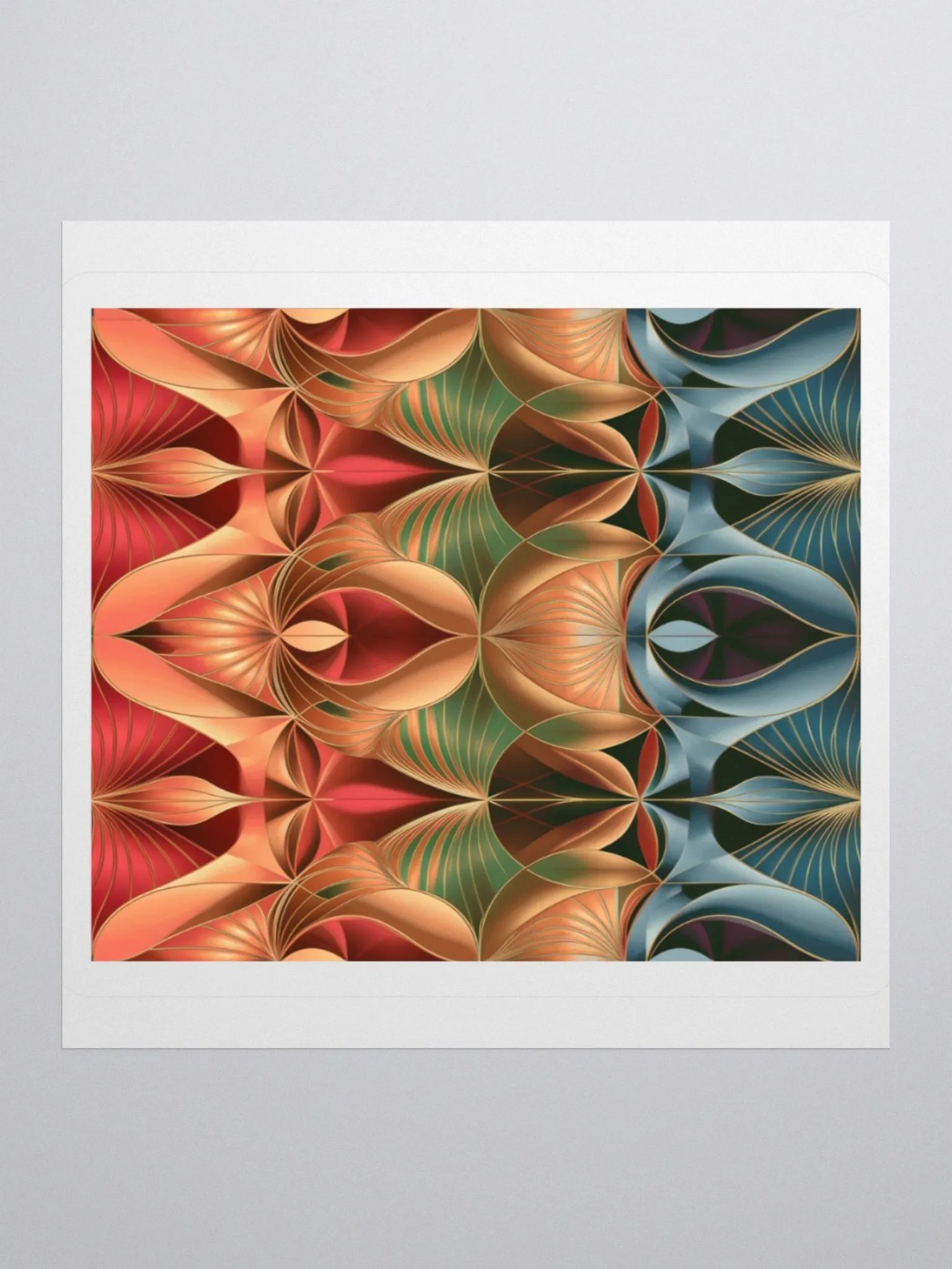 Exclusive Abstract Kaleidoscope Sticker | Premium Kiss Cut Vinyl product image (1)